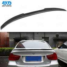 Fibra De Carbono Spoiler Para BMW E90 E90 M3 330i 335i 320d M4 Estilo Tronco Spoiler Traseiro Asa Sedan 2005 2006 2007 2008 2009 2010 2011 2024 - compre barato