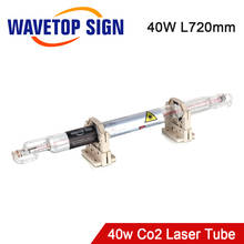 Wavtopsign-tubo láser de vidrio Co2, 50mm, 720mm, 40W, lámpara láser de vidrio para máquina de grabado láser CO2 2024 - compra barato