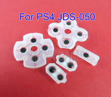 Juego de almohadillas de botón adhesivas para Sony PS4 PlayStation 4, juego de almohadillas conductoras de silicona de goma suave para mando de JDS-050 5,0, 20 JDM-055 2024 - compra barato