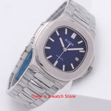 Bliger 40mm Automatic Mechanical Watch Men Luxury Brand Square Watch Case Auto Date Sapphire Glass Luminous Wristwatch Men 2024 - buy cheap