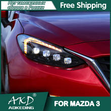 Headlights For Mazda 3 2014-2016 Axela DRL Day Running Light Head Lamp LED Bi Xenon Bulb Fog Lights Tuning Car Accessory 2024 - buy cheap