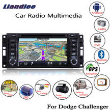 Liandlee-Radio con GPS para coche, reproductor Multimedia con Android, CD, DVD, Navi, mapas de navegación, cámara, OBD, pantalla de TV, para Dodge Challenger 2008 ~ 2014 2024 - compra barato