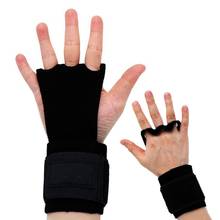Novo 1 par luvas de treinamento de levantamento de peso das mulheres dos homens fitness esportes construção do corpo apertos de ginástica ginásio mão palma protetor luvas 2024 - compre barato