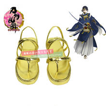 Игра Touken Ranbu онлайн косплей обувь сапоги Mikazuki Munechika косплей обувь Хэллоуин вечерние НКА Косплей костюмы повседневная обувь 2024 - купить недорого