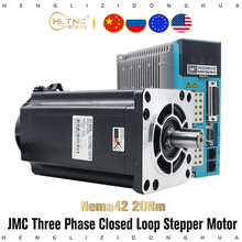 Juego de servomotor NEMA42 de 3 fases, Kit de controlador de bucle cerrado, 20Nm, 2830ozf, JMC 110J12190EC-1000 y 3HSS2208H, unidad para CNC, 1 Juego 2024 - compra barato