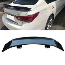 FOR Universal NEW OLD Infiniti Q50 Q60 Q70 CAR Spoiler Wing Auto Trunk Rear Lip Tail Fin ABS Material Refit Accessories 2014-21 2024 - buy cheap