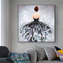 Abstract Oil Painting Classical Dancer Girl Posters and Prints on Canvas Wall Art Picture for Living Room Home Design Decor 2024 - buy cheap