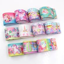 1-1/2‘’ 38mm ,10yards cartoon Beautiful horse Printed grosgrain Ribbons,DIY bow cap accessories and decorations,I-19320-623 2024 - buy cheap