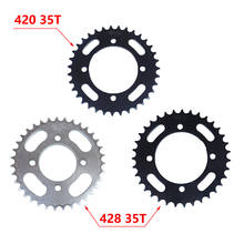 420/428 Chains 35T Motorcycle Chain Sprockets Rear Back Sprocket Cog For 110cc 125cc 140cc Dirt Pit Bike 2024 - buy cheap