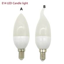 E14 LED Candle bulb 220V led light chandelier lamp Candle Bulbs 5W 7W Lamps Decoration Light Warm/Cool White Energy Saving light 2024 - buy cheap