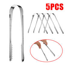 5pcs Stainless Buffets Bar Ice Tongs Set Sweet Candy Clip Portable Scoop Ice Cube Tongs Home Party Kitchen Bar Tools 2024 - buy cheap