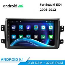 9" 2Din Android 9.1 car dvd For Suzuki SX4 2006-2012 car multimedia stereo player gps navigation radio video RAM 2G ROM 32G 2024 - buy cheap