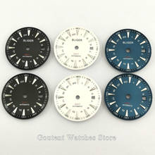 31mm watch dial parts bliger/sterile black/blue/white Dial fit ETA 2836 2824,DG2813/3804,Miyota 8205 8215 821A 2024 - buy cheap