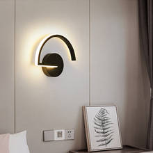 Luminária de parede led, candelabro moderno de 8w com design nórdico, para iluminação interna, para quarto, sala de estar, corredor 2024 - compre barato