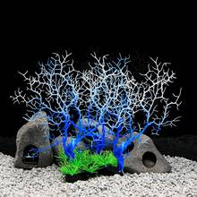 1pc Fish Tank Aquarium Decoration Simulation Soft Resin Coral Tree Artificial Aquatic Underwater World DIY Aquarium Background 2024 - buy cheap