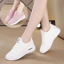 Women Sneakers Breathable Casual Shoes Lace Up Espadrilles White Shoes Woman Sports Platform Shoes Black zapatos mujer 8103C 2024 - buy cheap
