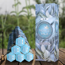1Box Indian White Sage Pure Natural Handmade Sticks Aromatherapy Incense Tibetan 2024 - buy cheap