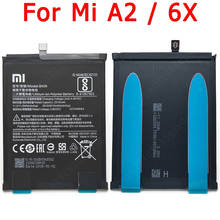 Batería BN36 100% Original para Xiaomi Mi A2 6X, baterías de iones de litio para teléfono móvil, piezas de repuesto de alta capacidad incorporadas 2024 - compra barato