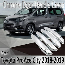 Декоративные Хромированные наклейки для Toyota ProAce City Verso 2018 2019 2020 2024 - купить недорого