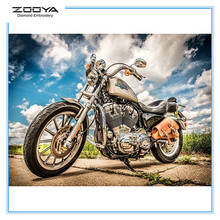 Zooya 5D Diy Diamond Painting Cool Motorcycle New 3D Diamond Crystal Embroidery Cross Stitch Mosaic Wall Home Decor Gift   Lx341 2024 - buy cheap
