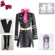 Disfraz de seraph anime japonés, conjunto completo de uniforme, hiiragi, shinoa, Seraph del final 2024 - compra barato