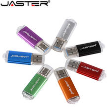 JASTER Hot Sale Mini USB Flash Drive 128GB Pen Drive 4GB 8GB 16GB 32GB 64GB USB Memory Stick Pendrive Metal U Disk 2024 - buy cheap