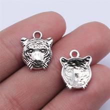 Tristana 40pcs 15x12mm Antique Silver Color Tiger Charms Pendant For Jewelry Making DIY Jewelry Findings 2024 - buy cheap