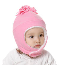 Chapéu quente de inverno para crianças de 3 tamanhos para 0-10 anos, chapéu de lei feng, gorro de orelha de lã para meninos e meninas, gorros skullies infantil 2024 - compre barato