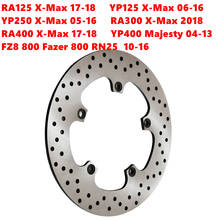 Rotor de disco de freno delantero para motocicleta, para Yamaha RA300 2018 RA400 x-max 2017-2018 YP400 Majesty 2004-2013 FZ8 Fazer 800 2010-2016 2024 - compra barato