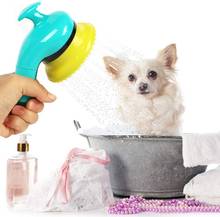 Rociador de ducha portátil para perros, cepillo de masaje, herramienta de aseo, limpiador, suministros para perros, desviador 2024 - compra barato