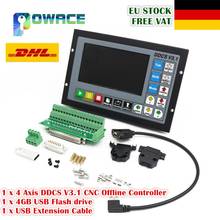 [EU New Arrival] 4-Axis DDCS V3.1 Standalone Motion Offline CNC Controller 5 inches TFT screen 2024 - buy cheap