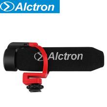 Alctron m578 original profissional, microfone condensador para espingarda, usado em câmera, telefone e tablet, pequeno, leve 2024 - compre barato