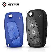 Keyyou-capa de chave remota para fiat punto ducato stilo, 10 peças, 3 botões, formato de panda, para chave de carro, capa 2024 - compre barato