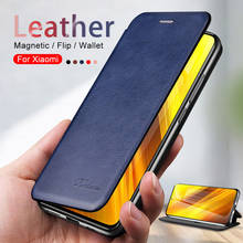 Funda de cuero con tapa para Xiaomi Mi POCO X3, carcasa con soporte para teléfono, NFC, poco x 3 n f c 2024 - compra barato