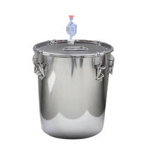 Tabletes hidráulicos para fermentação de vinho, balde selado com água 304, fermentador de aço inoxidável, álcool de fermentação, 11l 1 peça 2024 - compre barato