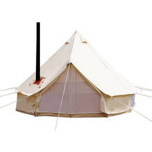 Палатка хлопковая водонепроницаемая, однодверная, для 8-10 человек, для отдыха на открытом воздухе, свадьбы, путешествий, 6 м 2024 - купить недорого