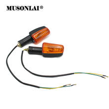 Luz indicadora de señal de giro Universal para motocicleta, Bombilla ámbar de 12v para Honda CB400, CB1300, Hornet 250, 600, VTR250, CB400SF, NC39, CB-1 2024 - compra barato