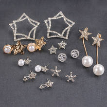 Women\'s earrings fashion charm stars zircon earrings banquet engagement earrings give girlfriend birthday gifts 2024 - buy cheap