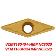 100% VCMT VCMT160404-HMP NC3020 NC3120 PC9030 VCMT160408 карбидные вставные лезвия, используемые для литья высокоэффективной нержавеющей стали 2024 - купить недорого
