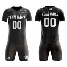 Camisa e shorts de futebol personalizados, alta qualidade, roupa esportiva personalizada com nome/número da equipe, jogador/equipe, ar livre, qualquer cor 2024 - compre barato