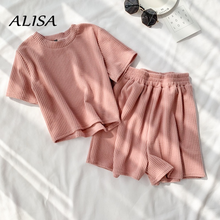 New Women Three Piece Sets Summer Sexy Crop Tops and High Waist Shorts Outfits Ladies Streetwear 3 Pcs Suits Tracksuits 2024 - buy cheap