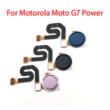 5PCS Repair Fingerprint ScannerFor Moto G7 Power ID Home Button Fingerprint Menu Return Key Recognition Sensor Flex Cable 2024 - buy cheap