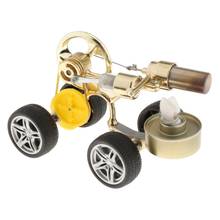 Mini Engine Retro Stirling Engine Car Model Kit Steam Physics Science Toy Props Gifts 2024 - buy cheap