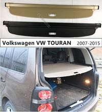 Capa de segurança para porta-malas de volkswagen, vw touran 2015-2017, acessório de alta qualidade, preto, bege e cinza 2024 - compre barato