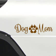 Calcomanías de moda para coche, calcomanías de 20x5,7 cm con diseño de perro, mamá, animales, cachorro, Woof ladrido, calcomanías para 2024 - compra barato