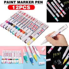 12 Colors Paint Marker Pen Outline Marker Highlighter Pen DIY Graffiti Scrapbook Bullet Diary Poster Card Signature Kids Satione 2024 - buy cheap