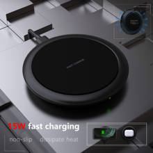 OnePlus 8 Pro 15W Qi Wireless Charger For LG G8X ThinQ Fast Charging Dock Station Phone Charger for Sony Xperia 1 II /OPPO Ace2 2024 - buy cheap