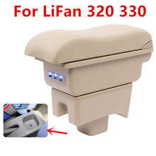 LiFan-caja de almacenamiento de contenido de tienda central con portavasos, Cenicero, interfaz USB, 320-330, 2008, 2013 2024 - compra barato