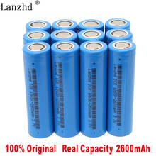 15PCS 18650 Rechargeable battery 18650 lithium 3.7V ICR18650 2600mAh Li lon Batteries Li-lon 26F Rechargeable 2020 NEW Battery