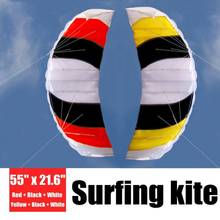 1.4m Dual Line x Color Stunt Parachute Soft Parafoil Sail Surfing Kite Sport Kite Huge Large Outdoor Activity Flying Kite 2024 - buy cheap